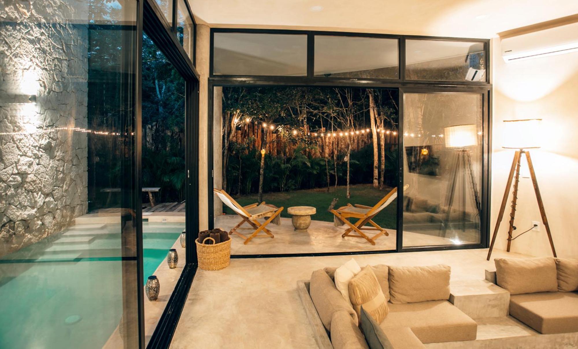 Jungle Boho Villa - Private Pool - Concierge 6B トゥルム エクステリア 写真