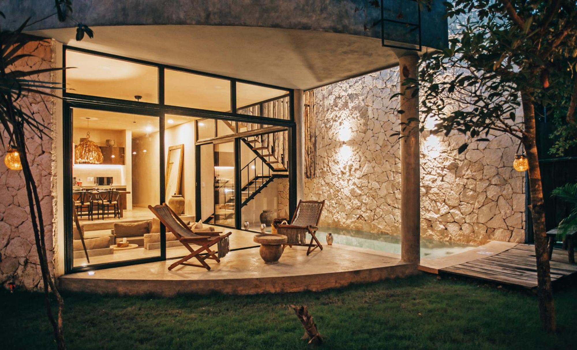Jungle Boho Villa - Private Pool - Concierge 6B トゥルム エクステリア 写真