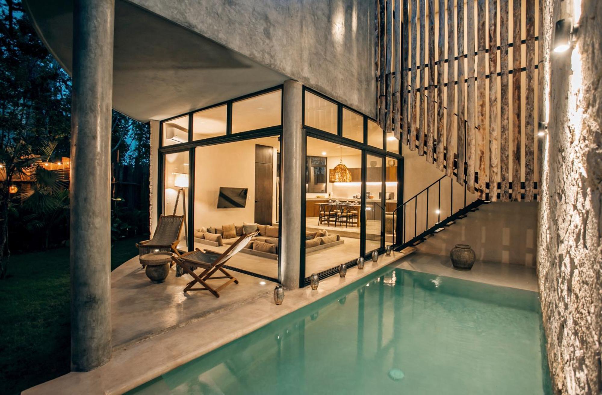 Jungle Boho Villa - Private Pool - Concierge 6B トゥルム エクステリア 写真